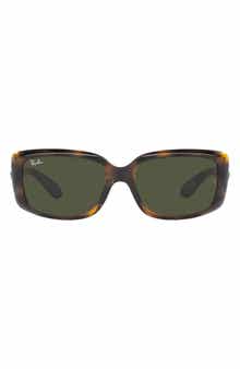 Ray-Ban 58mm Rectangular Sunglasses