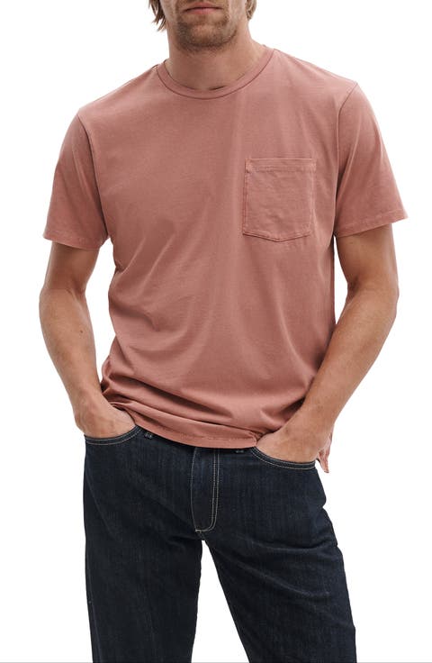 Classic Fit Garment Dye Pocket T-Shirt