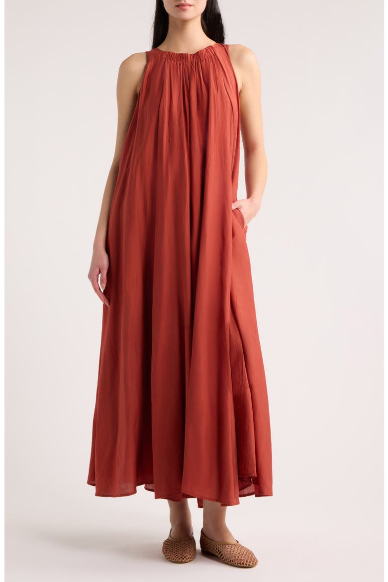 Aurelia Sleeveless Maxi Dress, Main, color, WINE