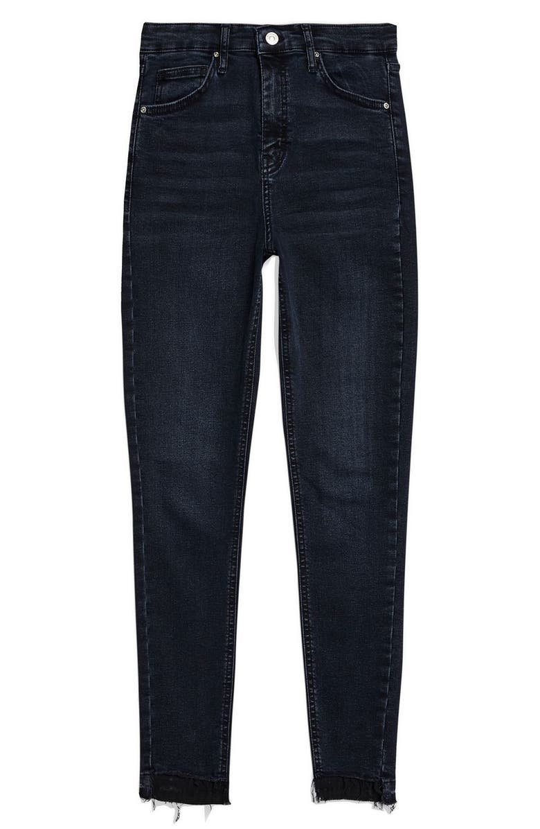 Topshop Jamie Step Hem Skinny Jeans, Alternate, color,