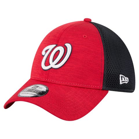 Men's New Era Red/Black Washington Nationals Neo 39THIRTY Flex Hat