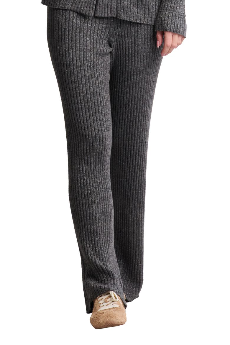 CozyChic® Ultra Lite® Rib Wide Leg Pants, Main, color, CARBON