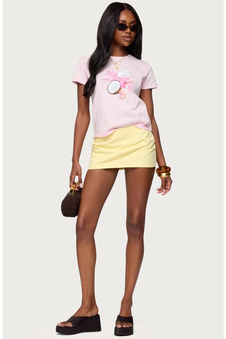 Ocean's Calling Coastal Cotton Graphic T-Shirt, Alternate, color, LIGHT-PINK