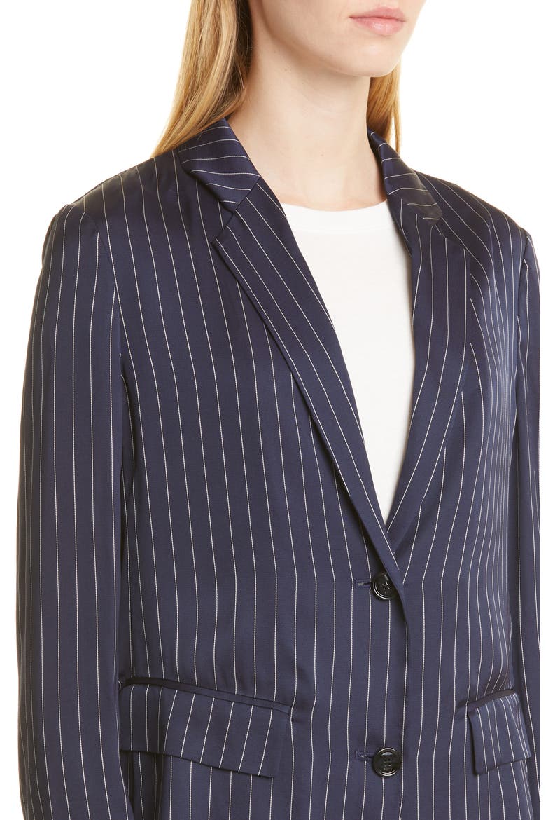 Jawela Stripe Blazer, Alternate, color, MIDNIGHT FANTASY