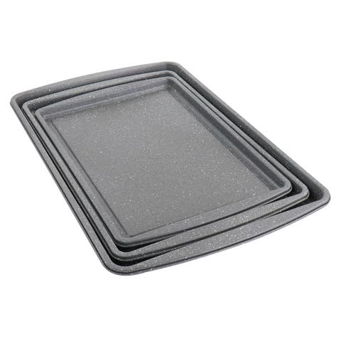 3 Piece Carbon Steel Cookie Sheet Set
