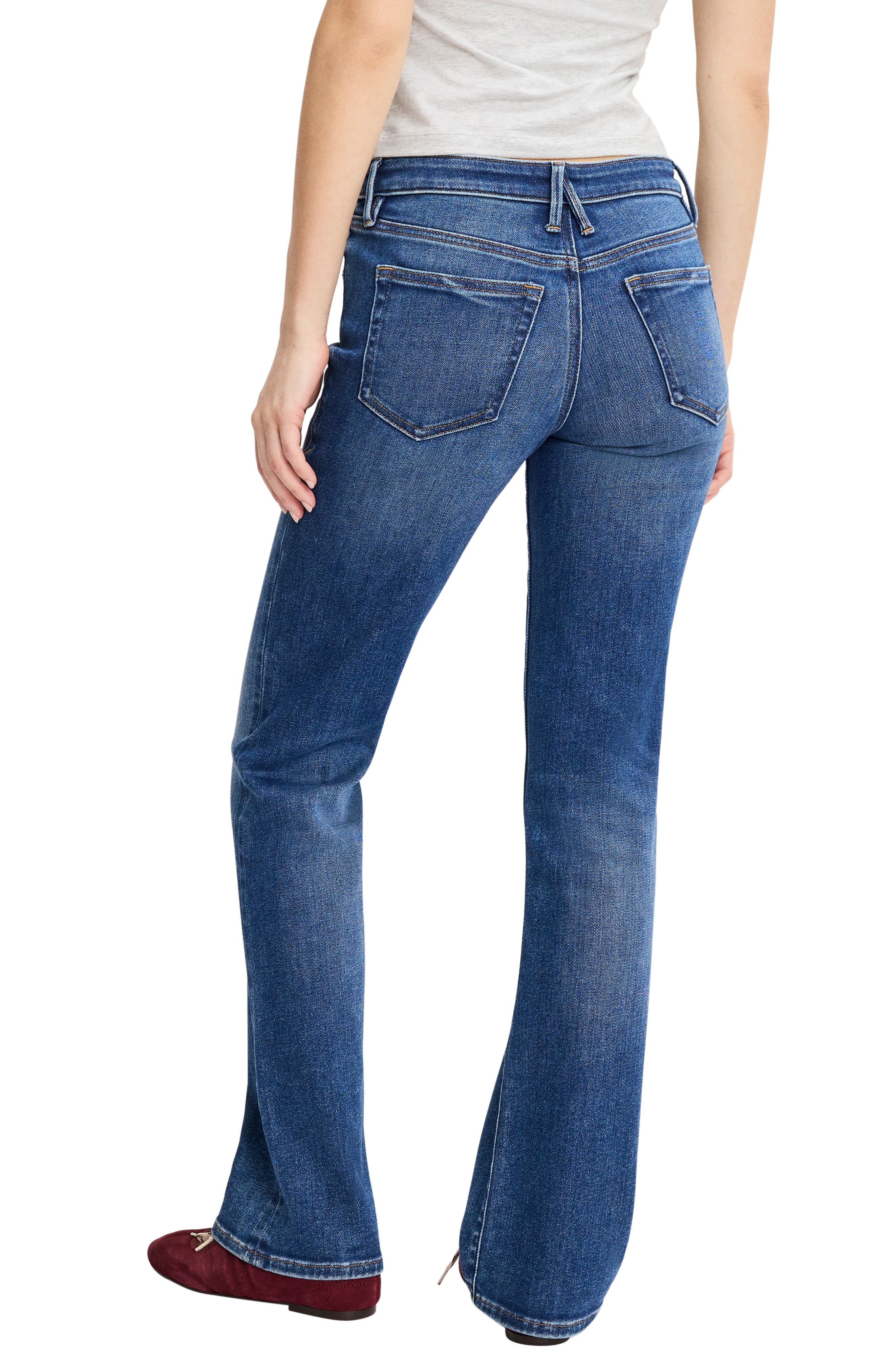 Low Rise Slim Bootcut Jeans - image 2
