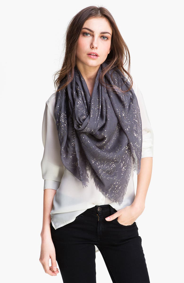 Jessica Simpson Glitter Gauze Scarf, Main, color, 