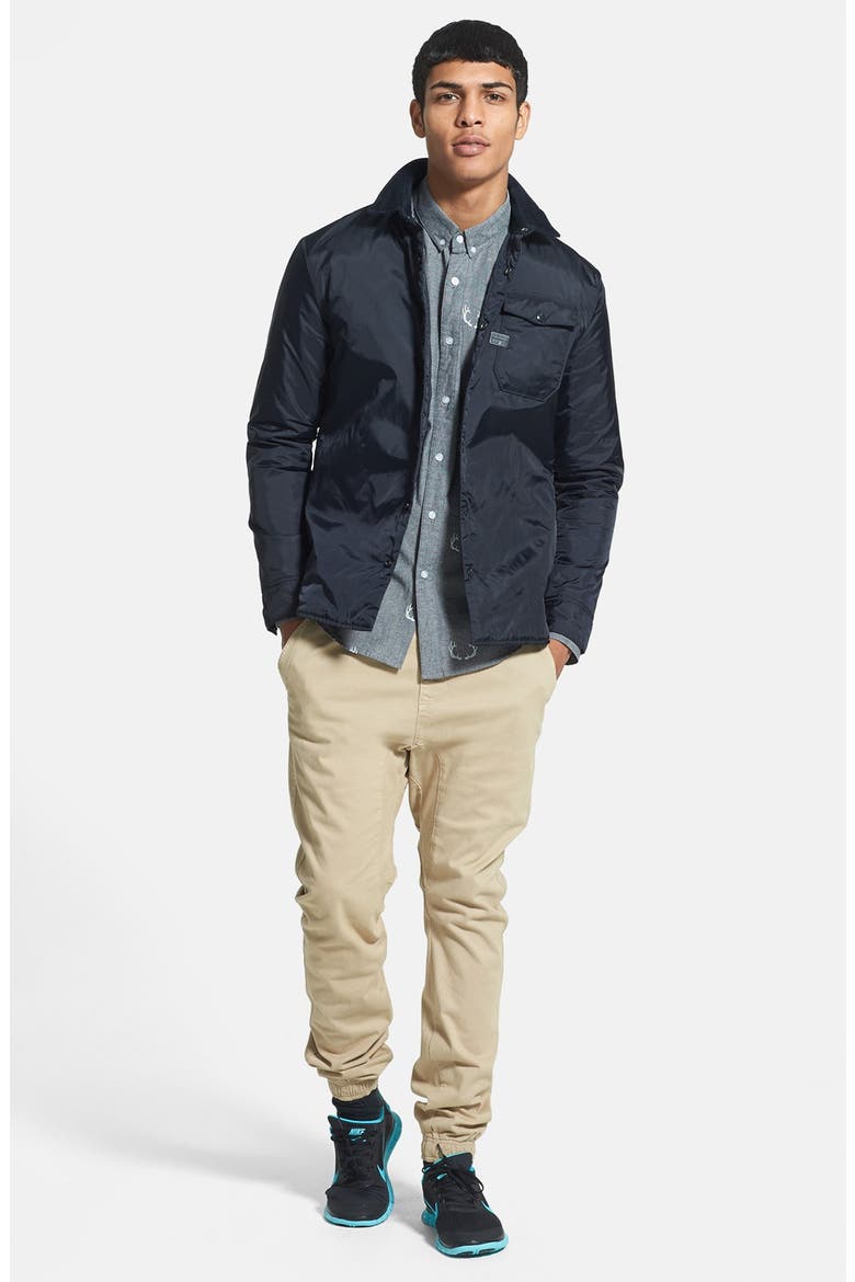 'Sureshot' Tapered Leg Jogger Chinos, Alternate, color, TAN