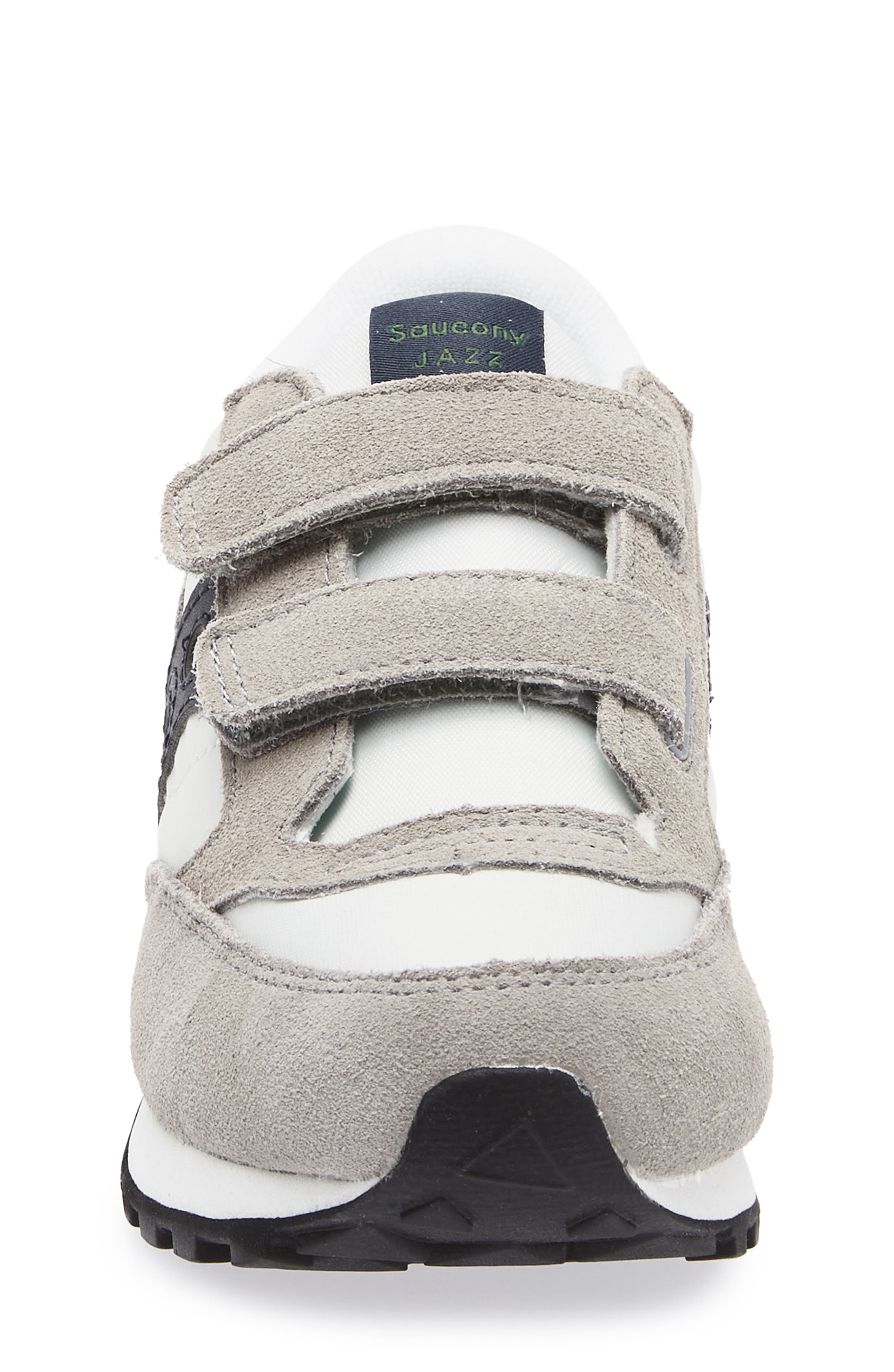 Saucony Jazz Double Hook & Loop Sneaker, Alternate, color, Grey/ Navy/ Green
