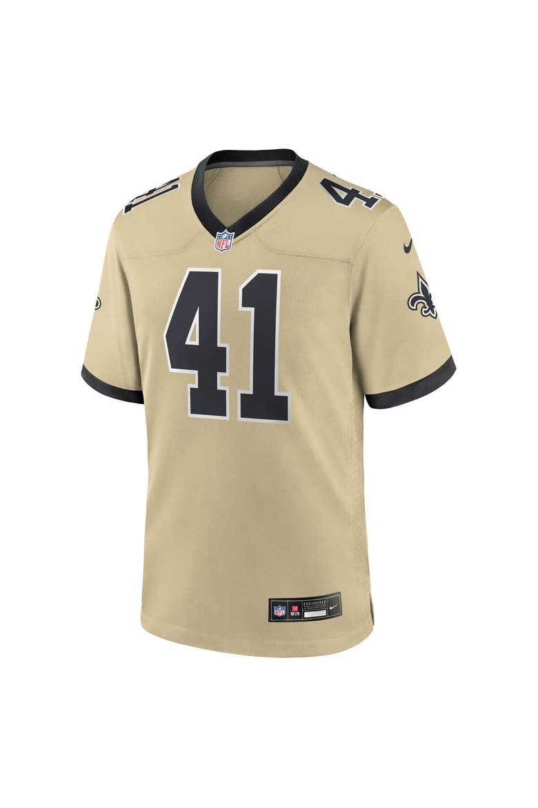 Men's Nike Alvin Kamara Gold New Orleans Saints Gameday Golds Alternate Game Player Jersey, Alternate, color, Gold