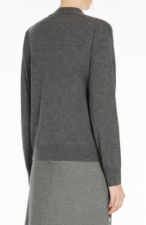 Weekend Max Mara Monza Embroidered Mini Skirt In Medium Grey
