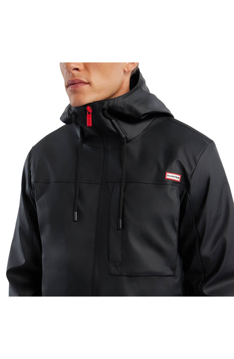 Hunter Mill Waterproof Rain Jacket, Alternate, color, Black