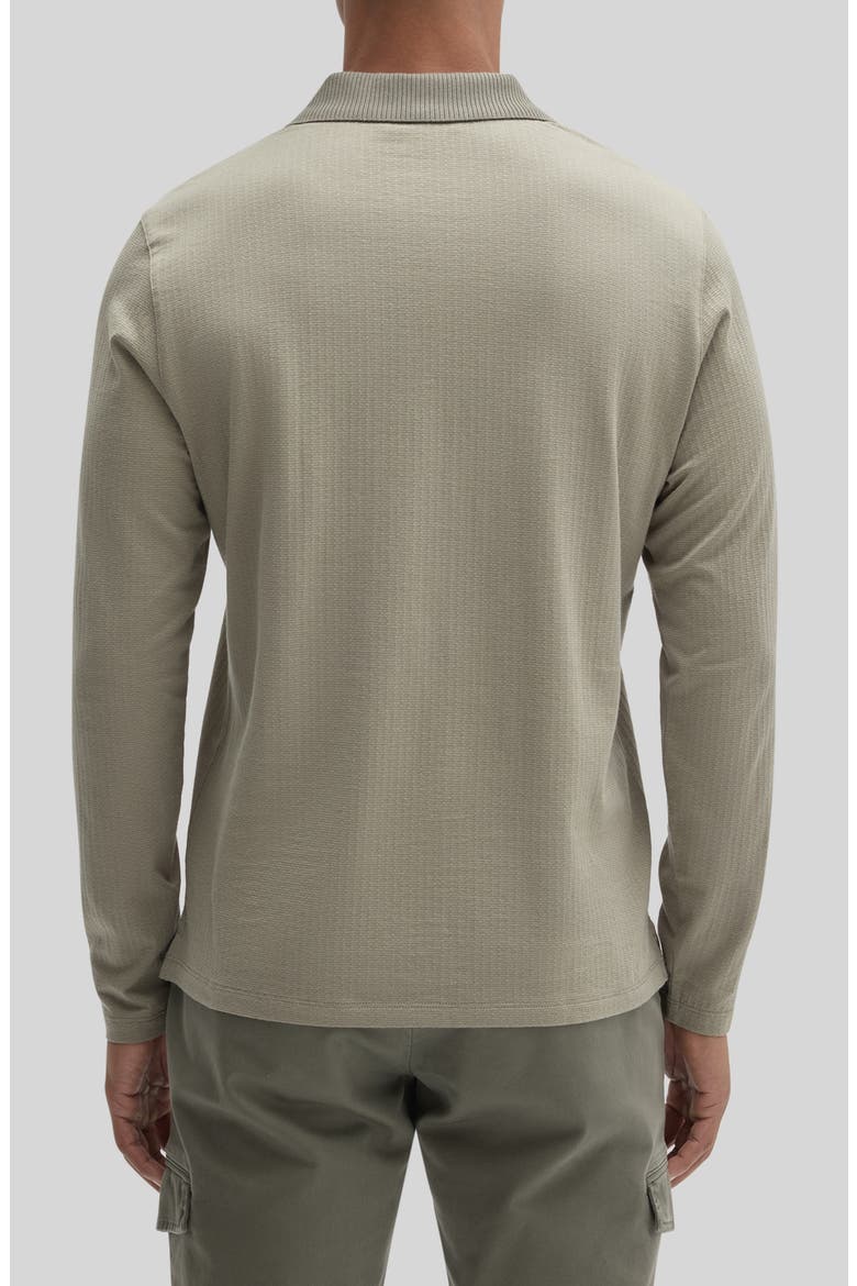 Whistler Long Sleeve Cotton Polo, Alternate, color, DUSTY OLIVE