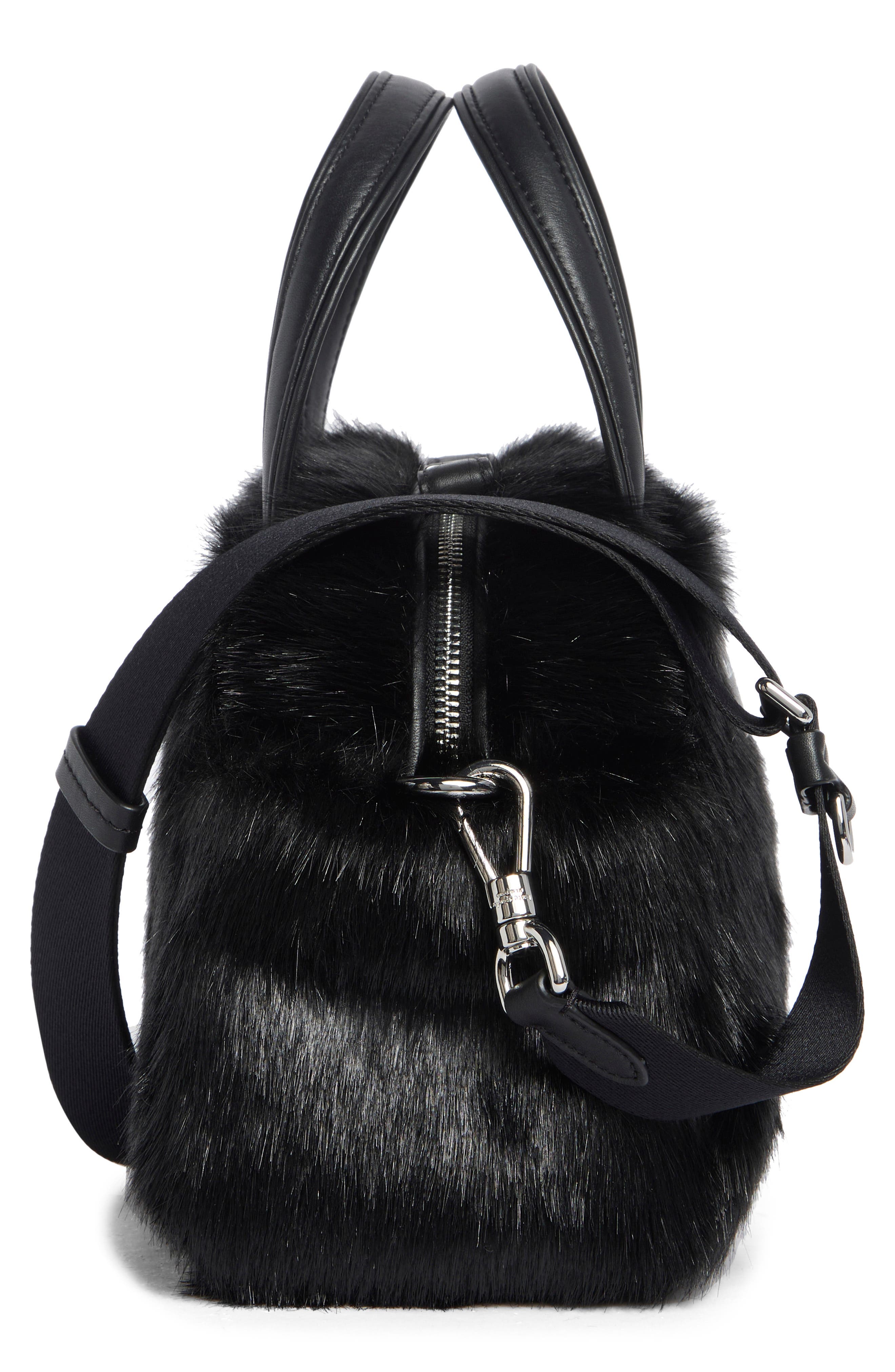 Kate Spade New York puffed faux fur satchel (Women) | Nordstromrack