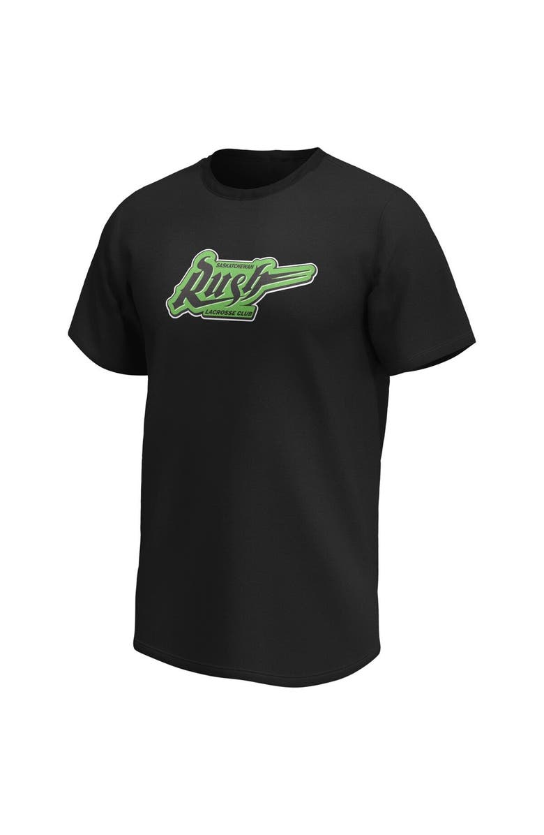 ADPRO Sports Men's Black Saskatchewan Rush Primary Logo T-Shirt, Alternate, color, Black