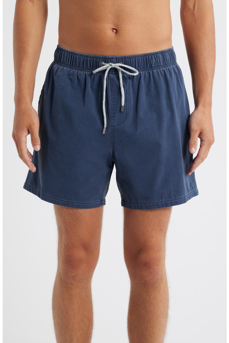 Volley Swim Trunks, Main, color, NAVY