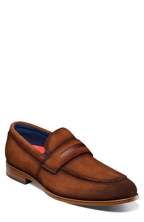 Stacy Adams Burke Penny Loafer in Copper 