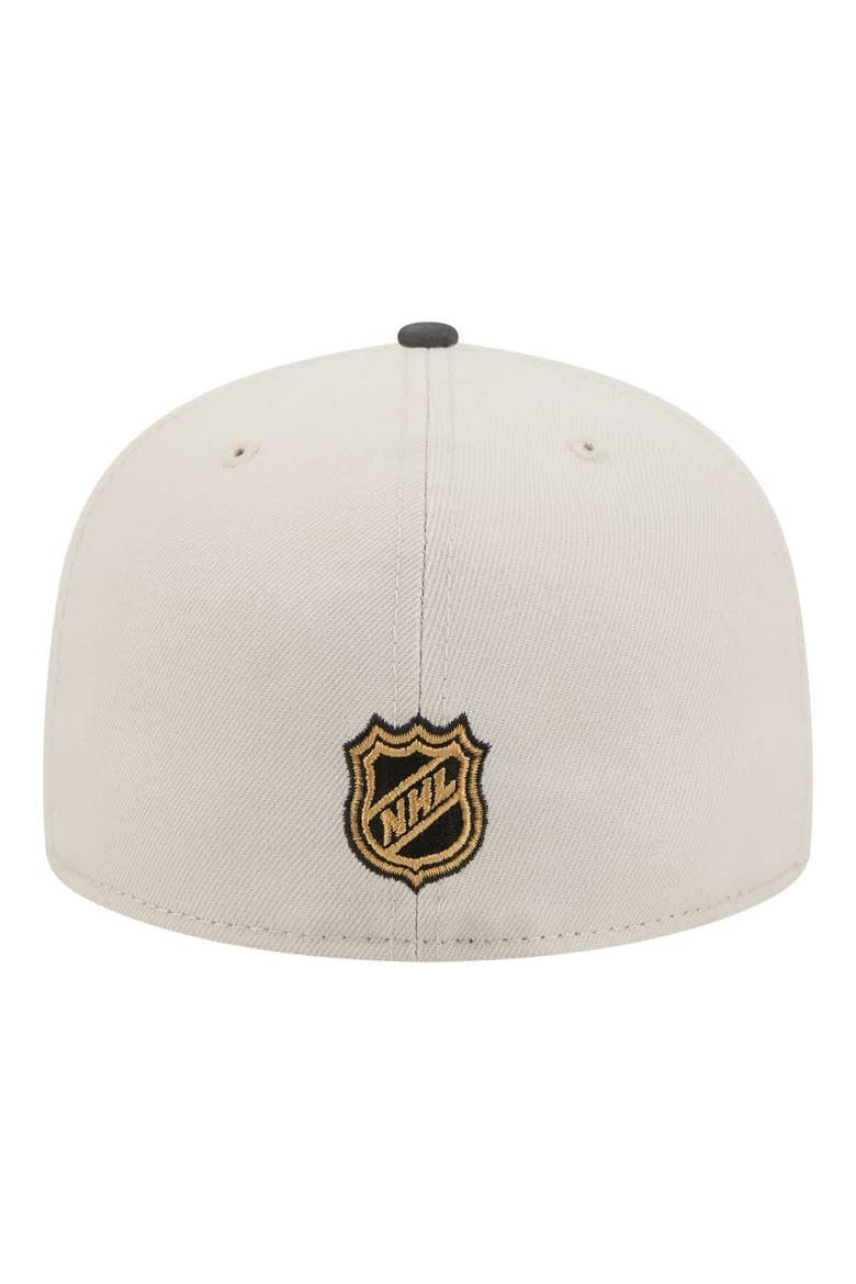 Men's New Era  Tan/Black Vegas Golden Knights Localized City Icon 59FIFTY Fitted Hat, Alternate, color, Tan