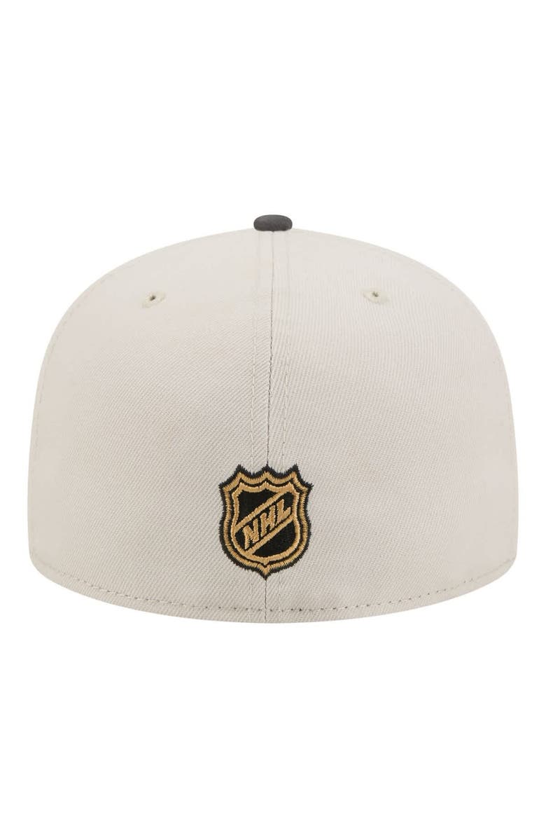 New Era Men's New Era  Tan/Black Vegas Golden Knights Localized City Icon 59FIFTY Fitted Hat, Alternate, color, Tan