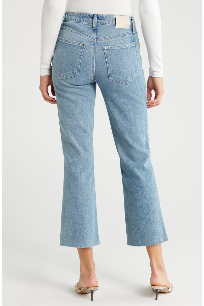 Courtney Raw Hem High Waist Ankle Flare Jeans, Alternate, color, LARAMBLA