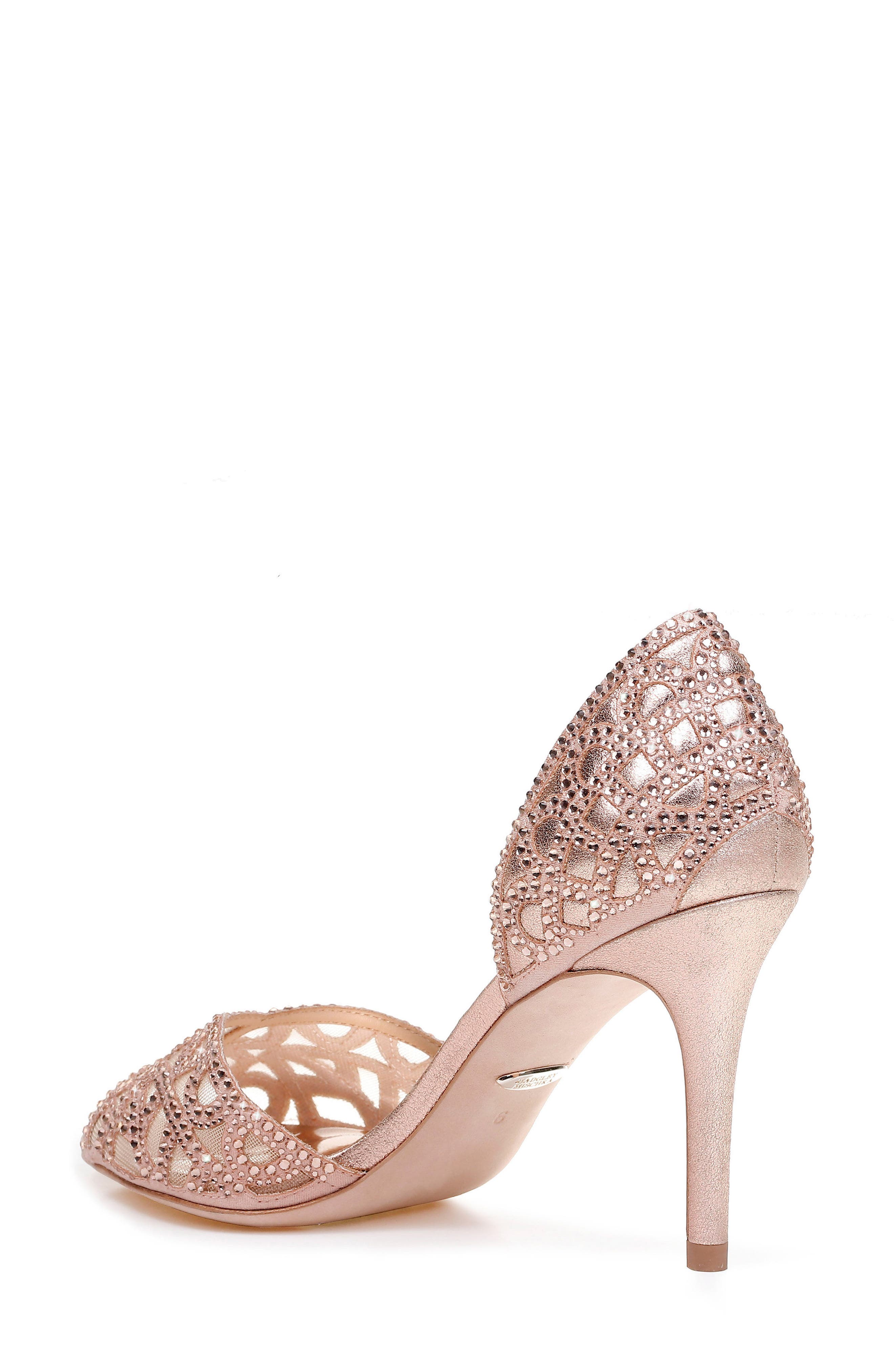 Badgley Mischka Collection Badgley Mischka Harris Peep Toe Pump, Alternate, color, 