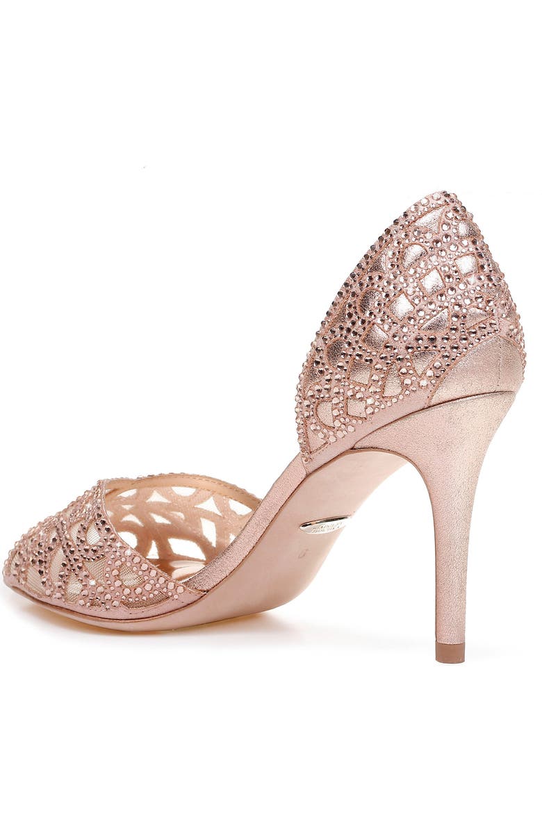 Badgley Mischka Collection Badgley Mischka Harris Peep Toe Pump, Alternate, color,