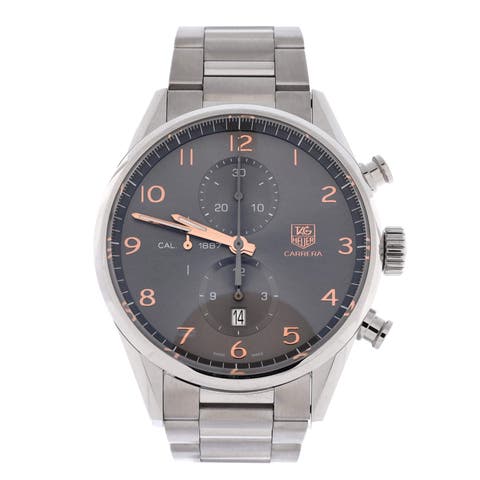 Carrera Calibre 1887 Chronograph Automatic Watch Stainless Steel 43