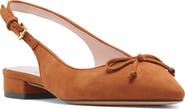 Kate Spade New York veronica raffia slingback flat