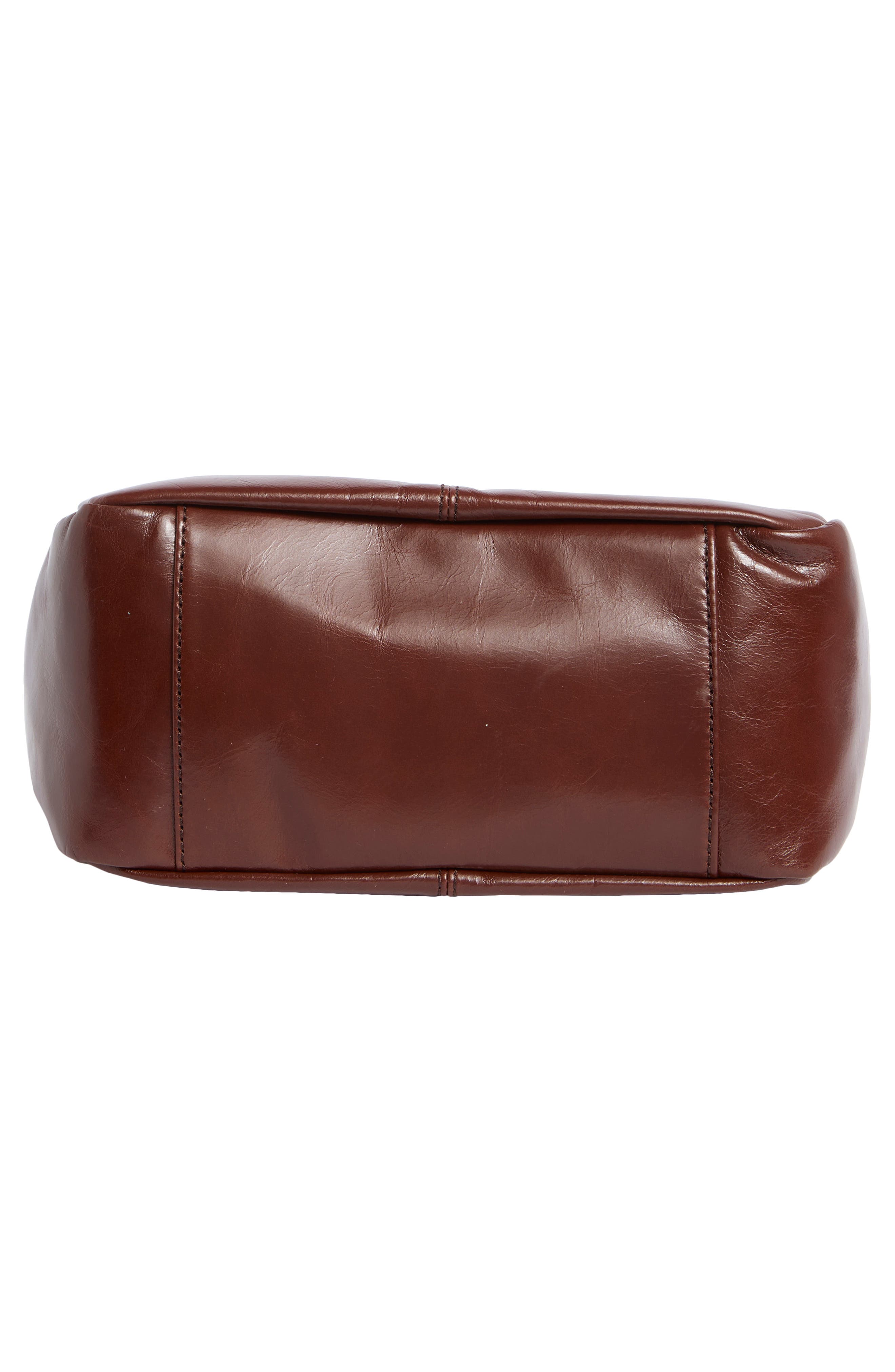 HOBO Sheila Leather Crossbody Bag, Alternate, color, Chocolate