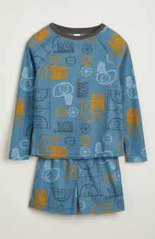 Nordstrom Kids' Two-Piece Henley Short Pajamas