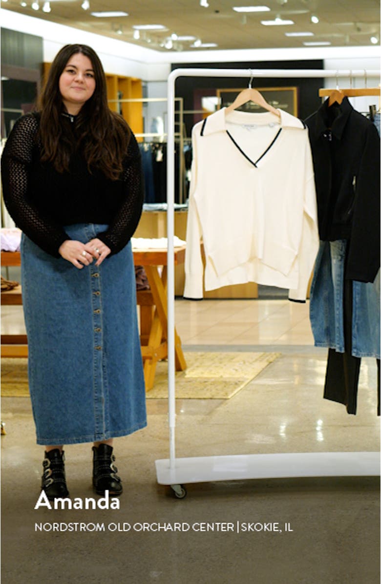 Koko Johnny Collar Polo Sweater, sales video thumbnail