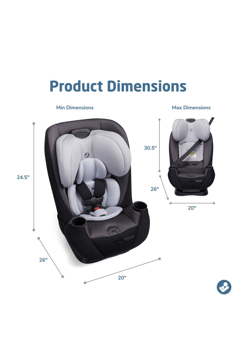 Maxi-Cosi<sup>®</sup> Pria<sup>™</sup> All-in-1 Convertible Car Seat, Alternate, color, Blackened Pearl