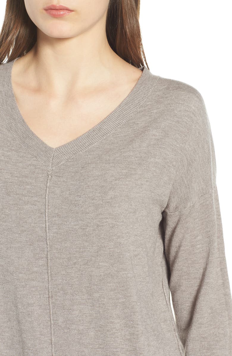 Dreamers by Debut Exposed Seam Sweater, Alternate, color,