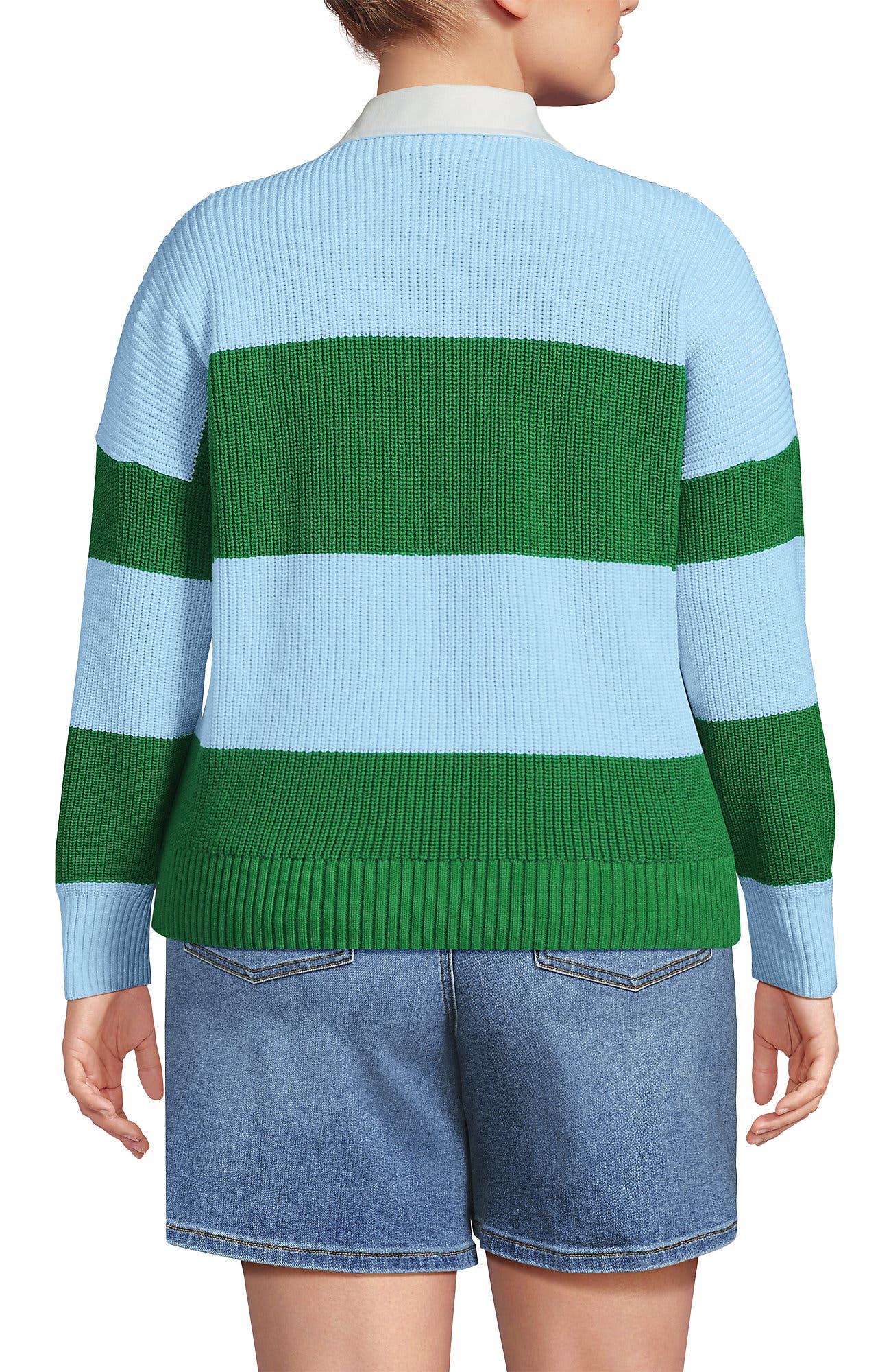 Drifter Rugby with Woven Collar Sweater - image 4