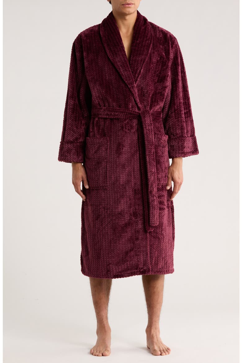Shinny Mosaic Robe, Main, color, WINE