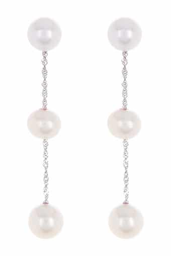 EFFY 14K Gold Freshwater Pearl Drop Earrings