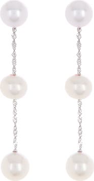 EFFY 14K Gold Freshwater Pearl Drop Earrings