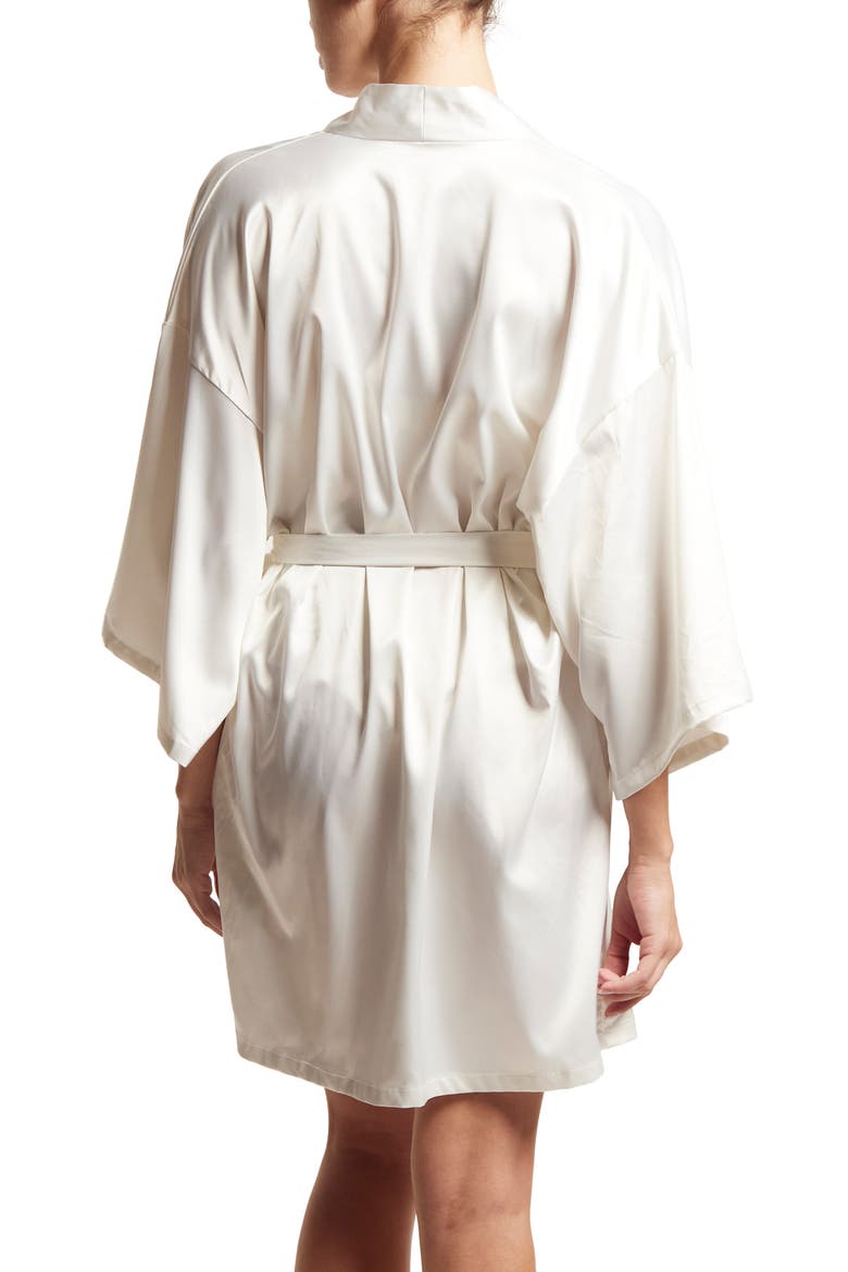 Happily Ever After Satin Wrap Robe, Alternate, color, LIGHT IVORY