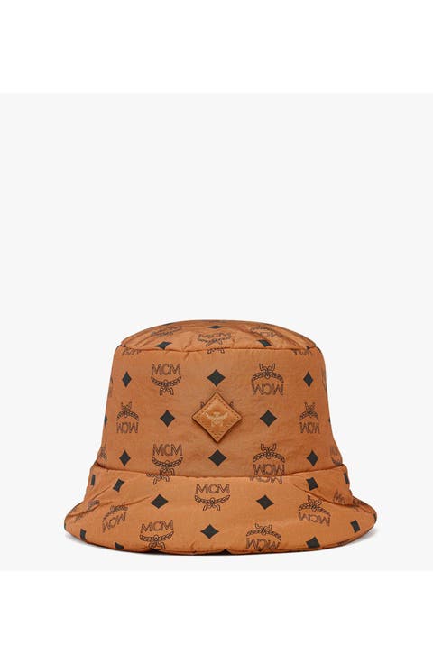 Padded Bucket Hat in Monogram Print ECONYL®