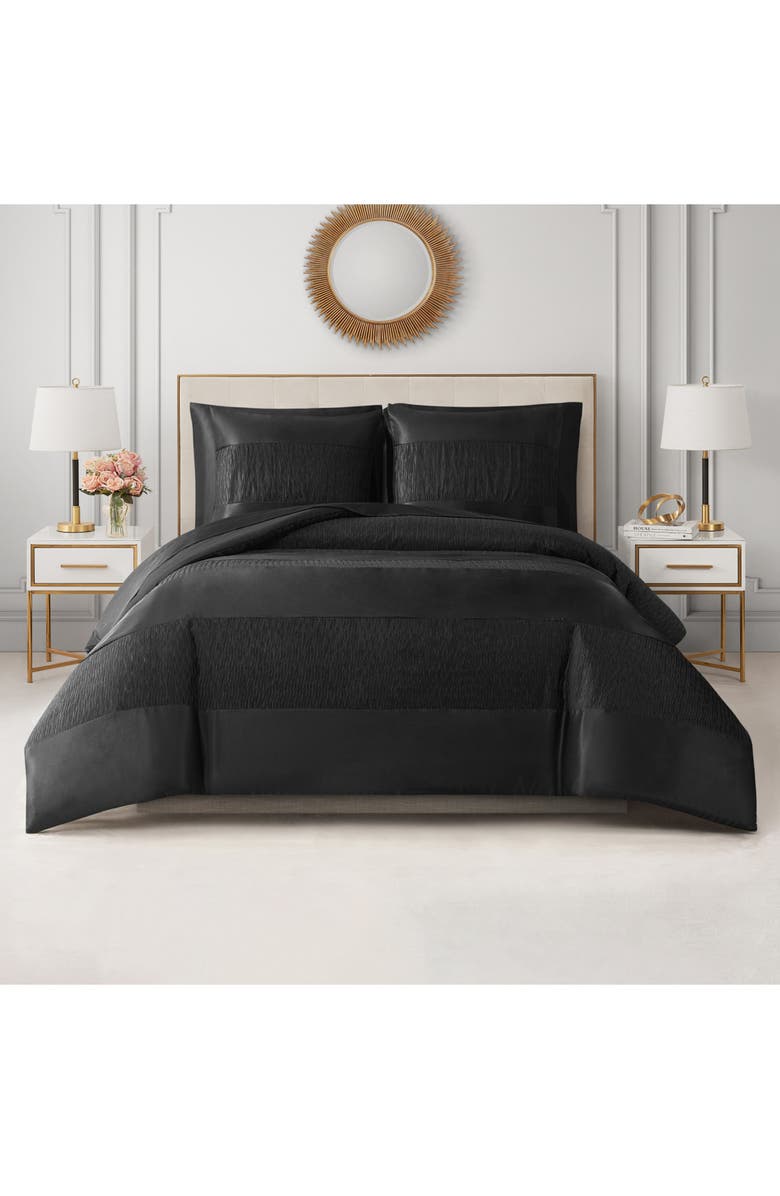 Juicy Couture Glam Night Comforter Set, Alternate, color, Black