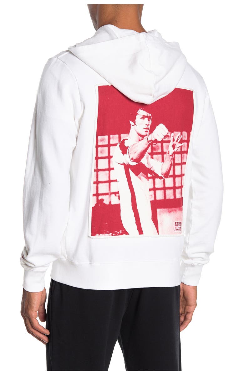 Ovadia Bruce Lee Front Zip Hooded Jacket, Alternate, color, 