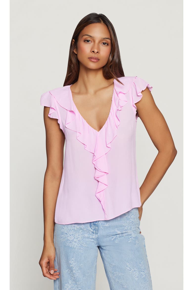 Everheart Georgette Blouse, Main, color, Soft Rose