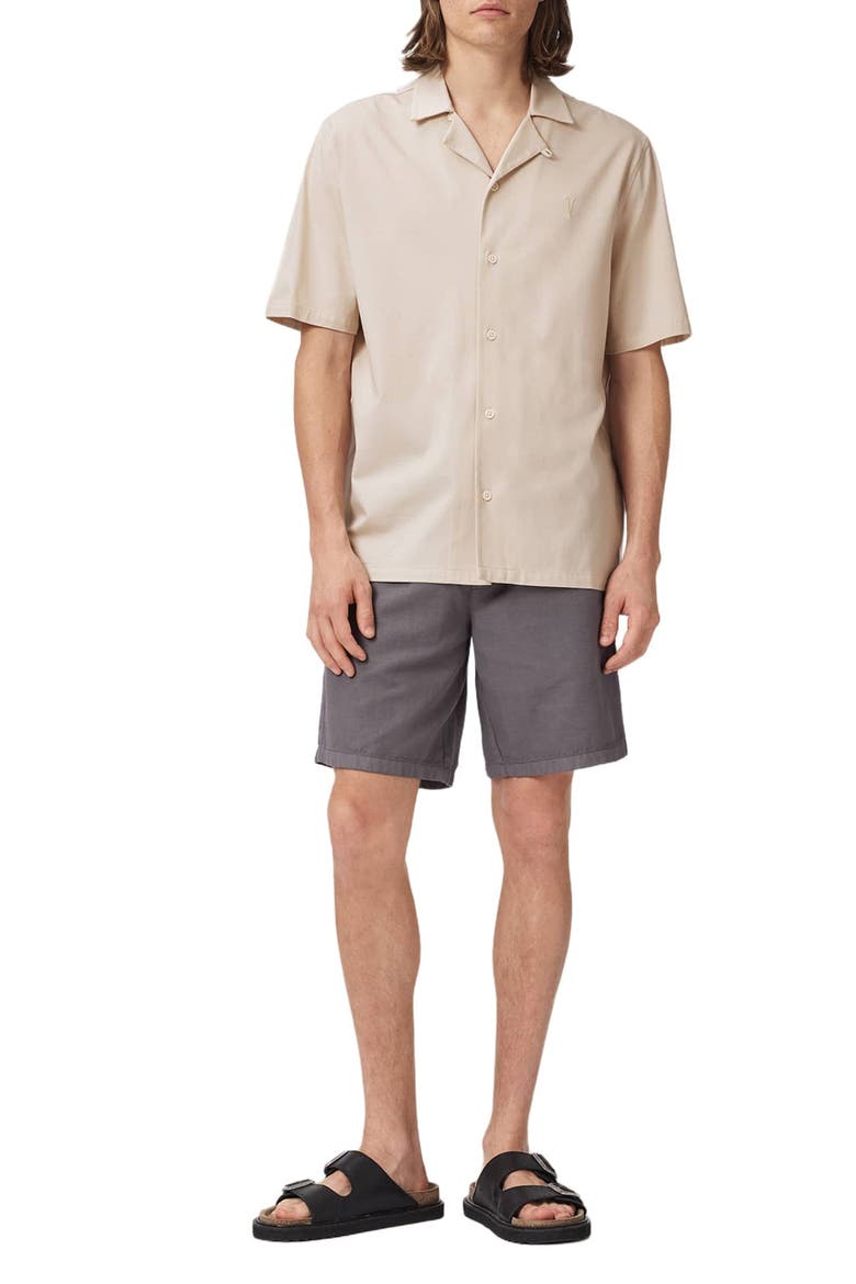 Hudson Camp Shirt, Alternate, color, BIRCH WHITE