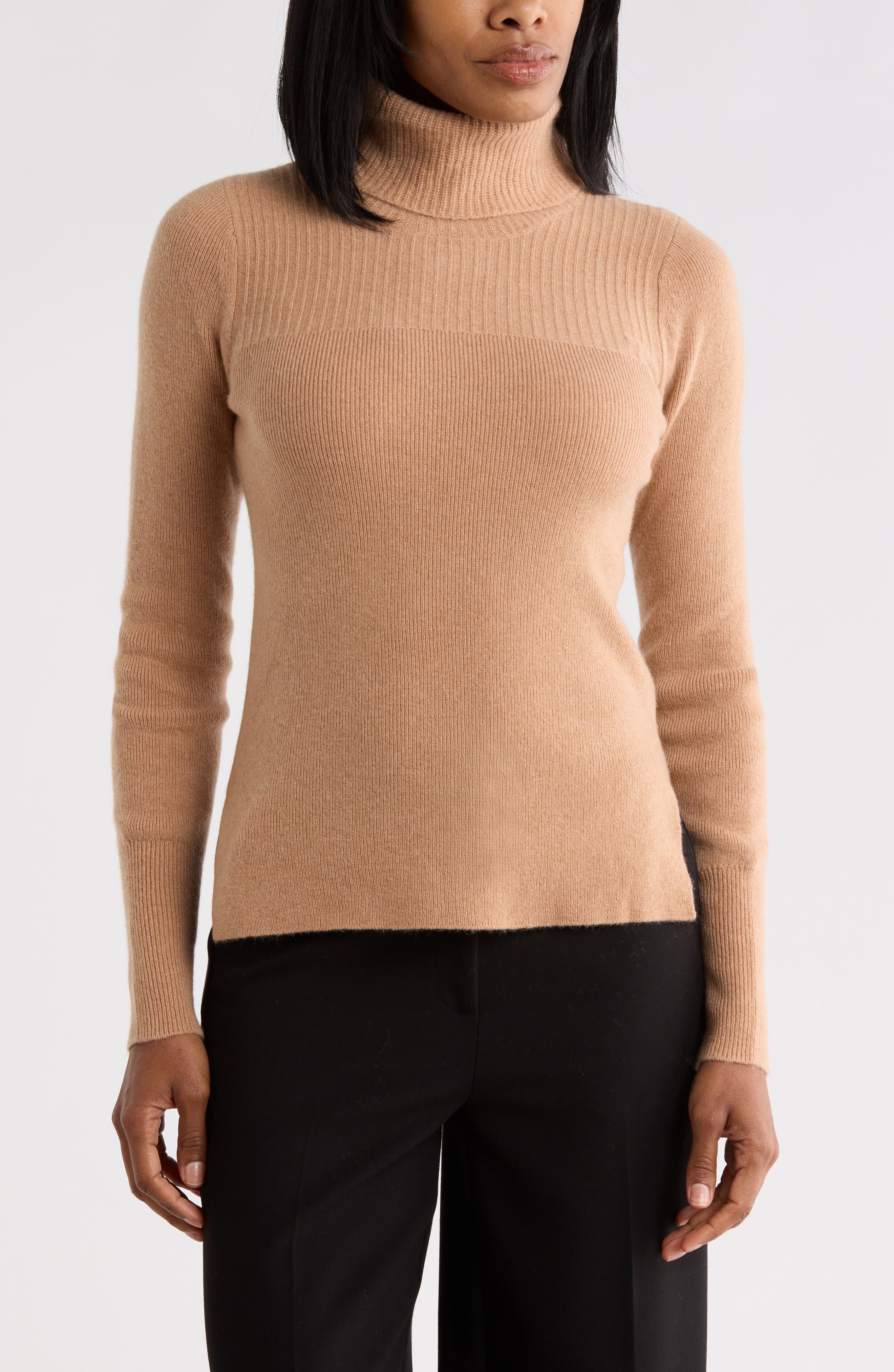Jurnee Cashmere Turtleneck Sweater