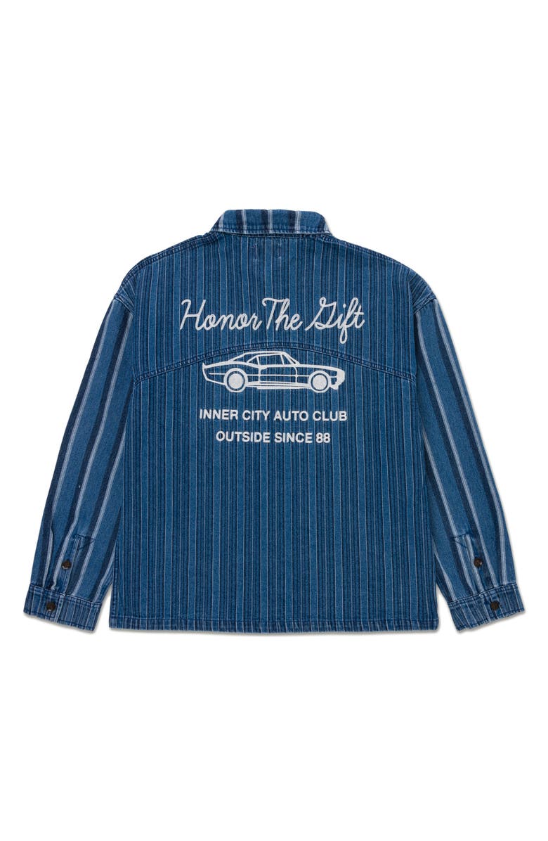 HONOR THE GIFT Honor Inc Mixed Stripe Cover Overshirt, Alternate, color,