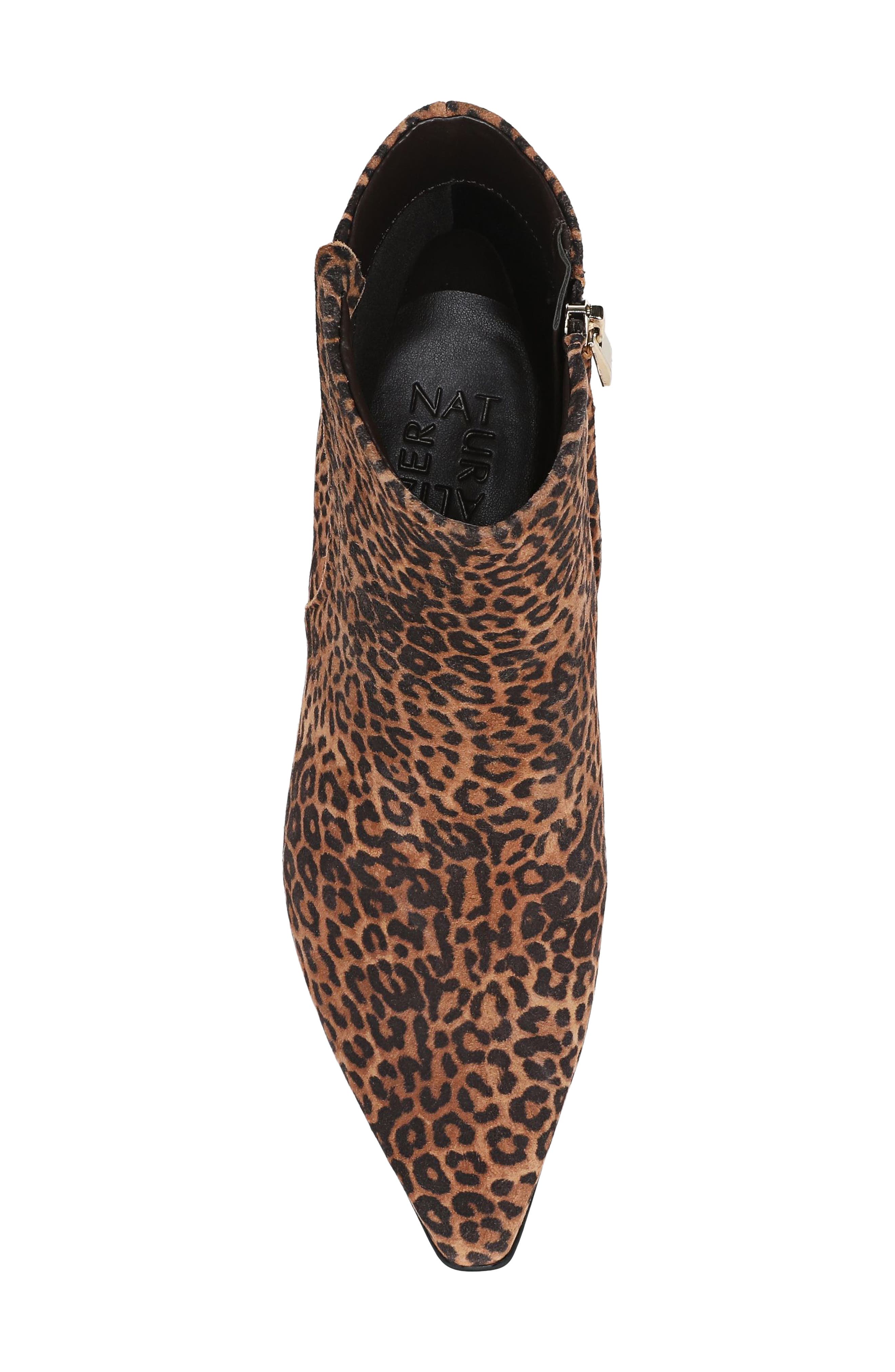 Deesha Leather Pointed Toe Bootie, Alternate, color, BROWN MULTI SUEDE