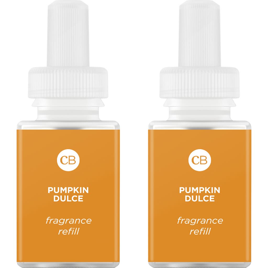 Pura X Capri Blue Chestnut Embers 2-pack Smart Fragrance Diffuser Refills In Pumpkin Dulce