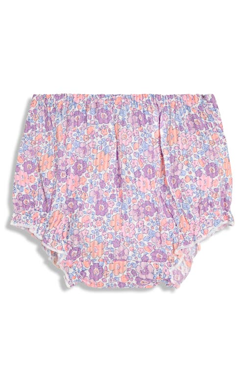 Jojo Maman Bébé Jojo Maman Bebe Tropical Floral Smocked Dress & Bloomers Set In Pink