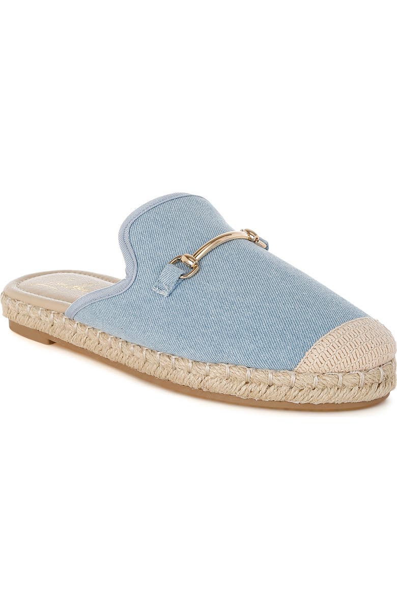 LONDON RAG Midori Bit Espadrille Mule, Main, color, Denim
