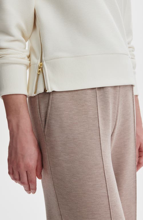 Varley Addelyn Ottoman Rib Sweatshirt In White